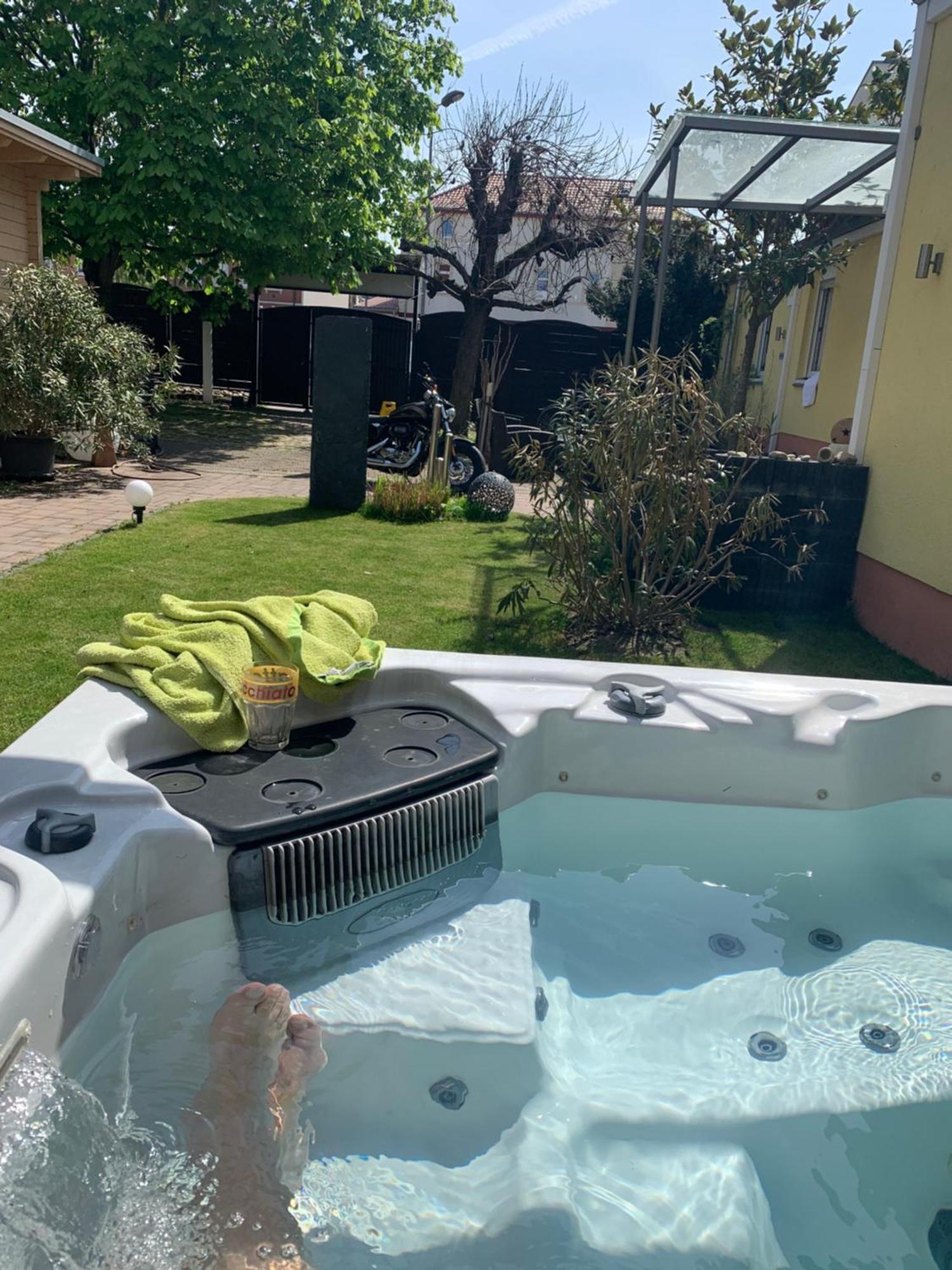 Hotel Schützenhof mit Loungegarten Bürstadt Exterior foto
