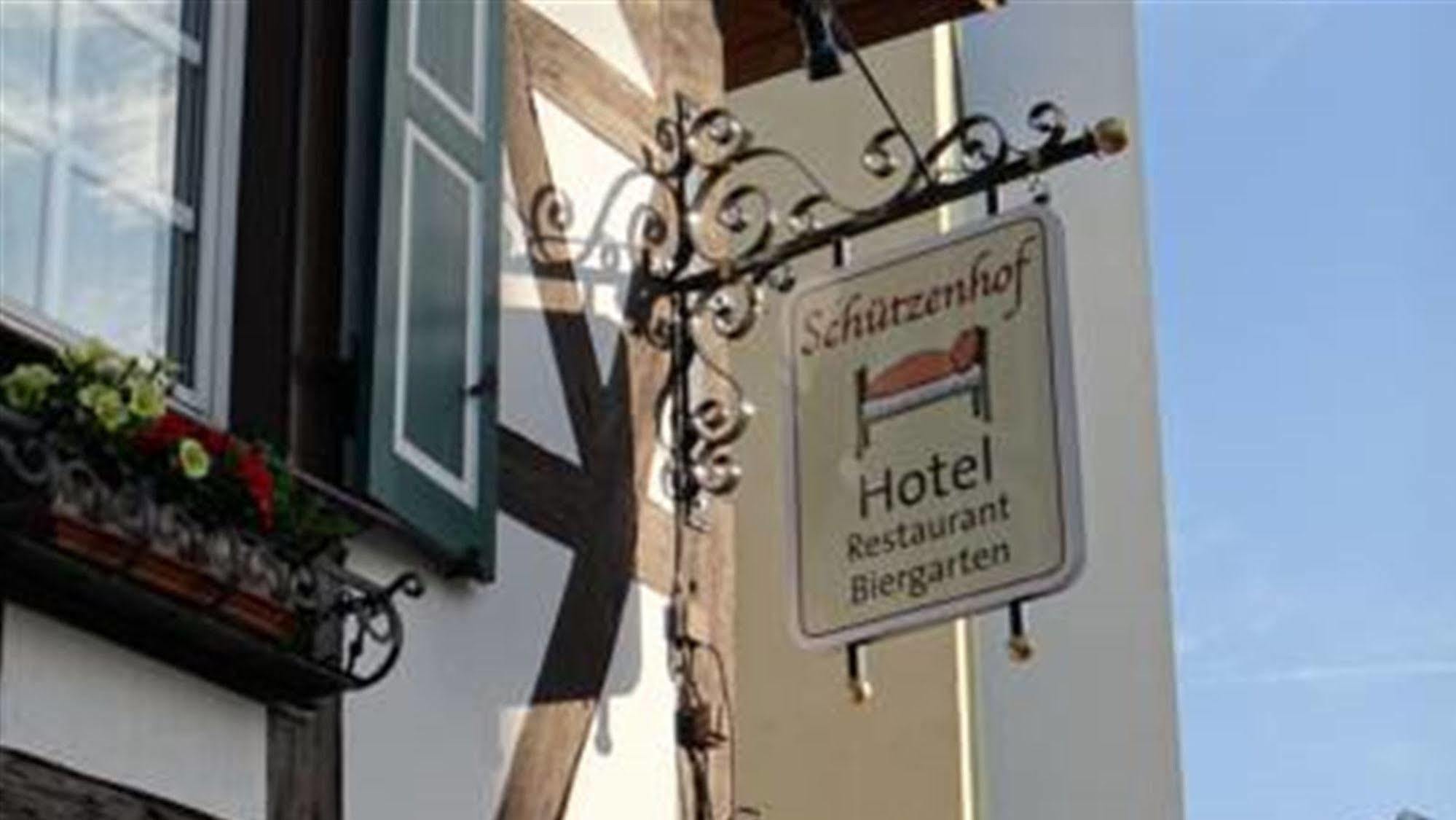 Hotel Schützenhof mit Loungegarten Bürstadt Exterior foto